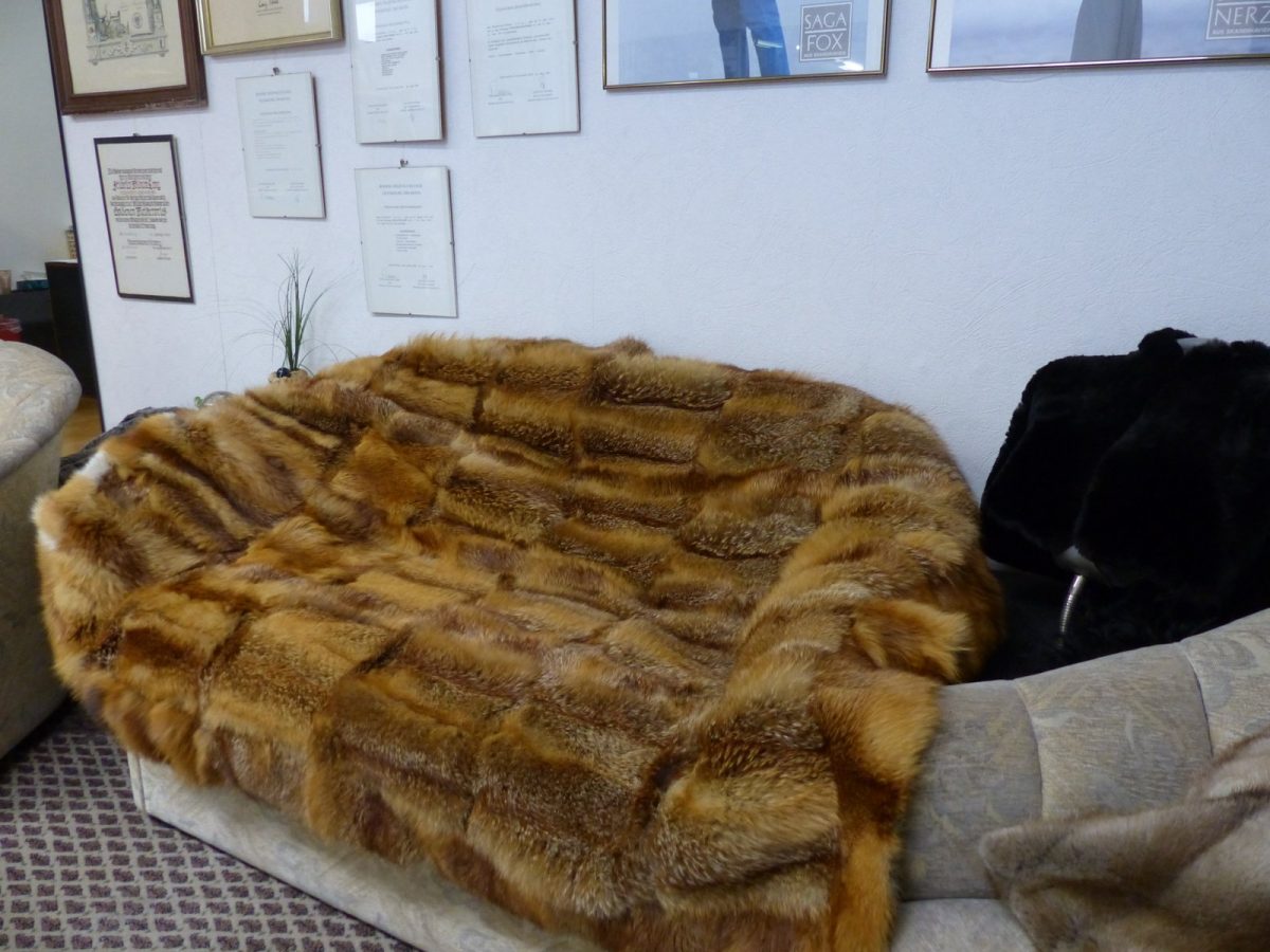 Pelzdecke Rotfuchs