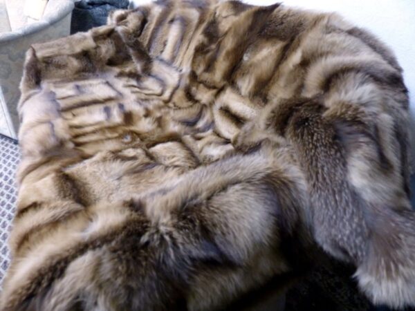 Asiatische Fuchs Pelzdecke