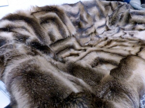 Asiatische Fuchs Pelzdecke