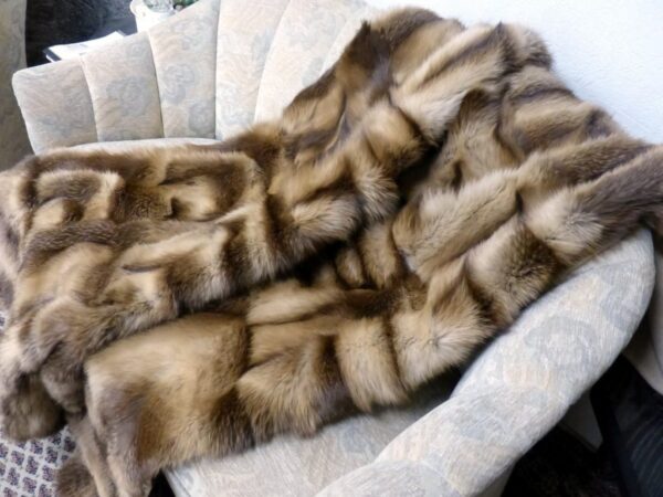 Asiatische Fuchs Pelzdecke