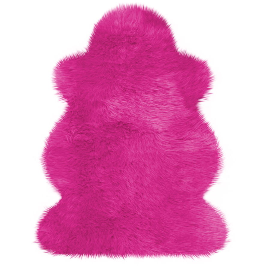 Australisches Premium Lammfell pink 100 x 68 cm