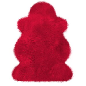 Australisches Premium Lammfell rot 100 x 68 cm