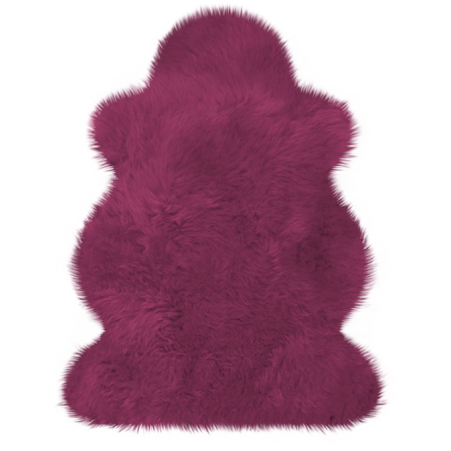 Australisches Premium Lammfell waldbeere 100 x 68 cm