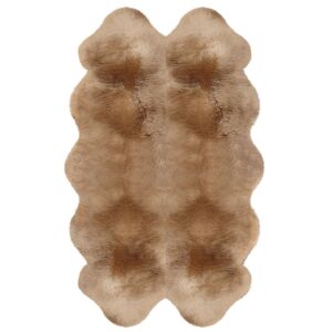 190-CA.jpg Fellteppich aus 4 australischen Premium Lammfellen camel 185 x 125 cm