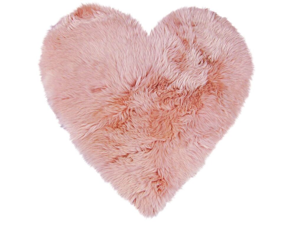 Spielteppich Herz rosa 86 cm