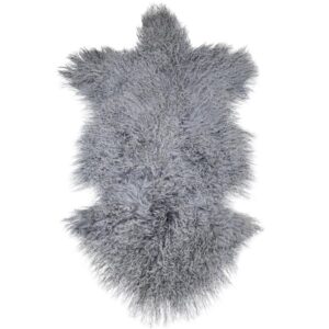 Tibetlammfelle grau100 cm